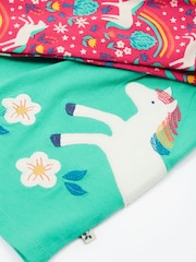 Conjunto de blusa de unicornio y leggings de Frugi - Imagen 4 de 6