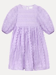 Phase Eight Purple Bailey Textured Smock Dress - Image 7 of 7