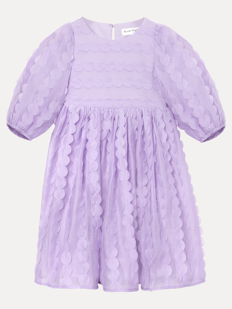 Phase Eight Purple Bailey Textured Smock Dress - Image 7 of 7