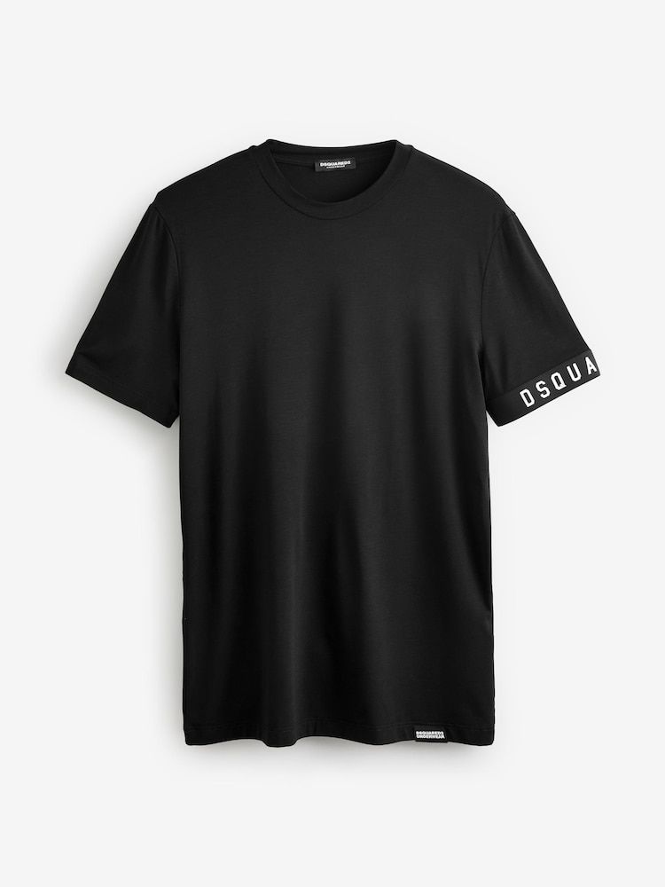 DSquared2 Black Underwear Arm Logo T-Shirt - Image 1 of 1