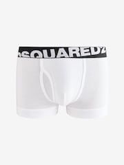 DSquared2 White Underwear Logo Band Boxers 2 Pack - Image 2 of 3