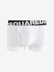 DSquared2 White Underwear Logo Band Boxers 2 Pack - Image 3 of 3
