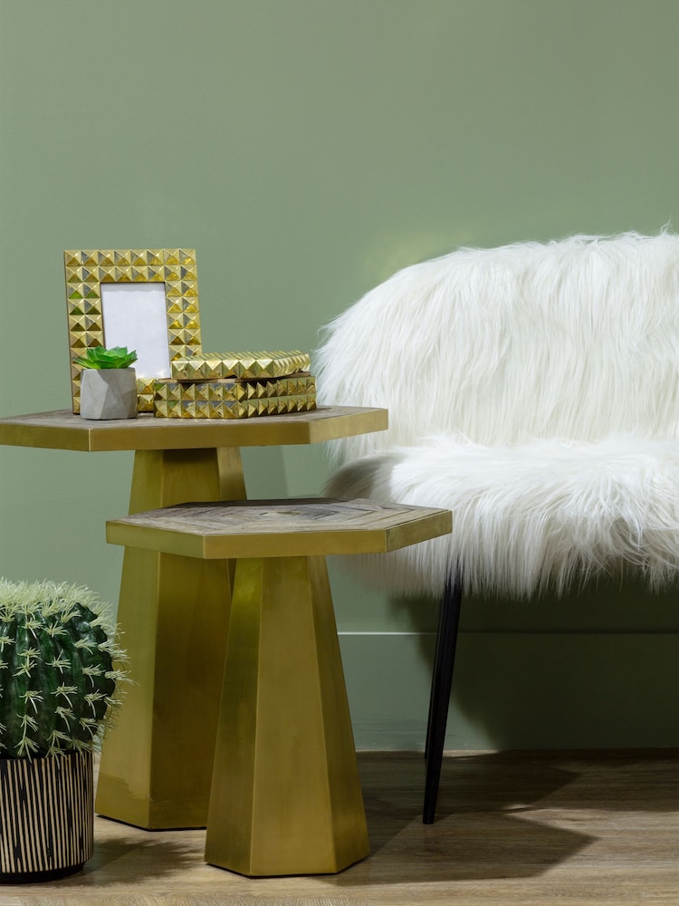 Fifty Five South White Sienna Faux Fur Sofa with Black Legs - Image 2 of 6