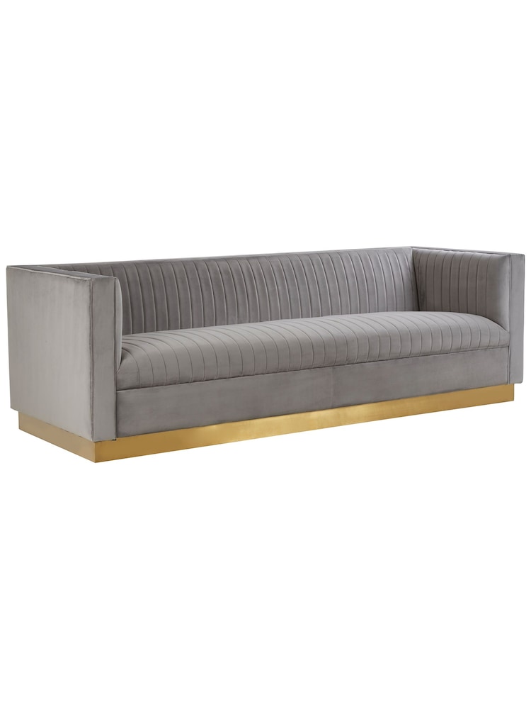 Fifty Five South Grey Opal 3 Seater Sofa - Image 6 of 6