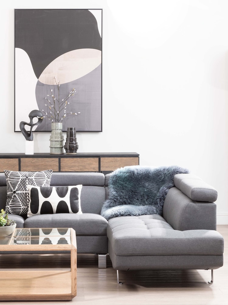 Fifty Five South Grey Hanover Corner Sofa - Image 1 of 6