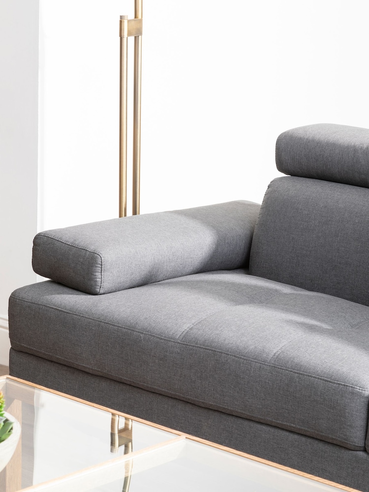 Fifty Five South Grey Hanover Corner Sofa - Image 2 of 6
