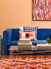 Fifty Five South Blue Opal 3 Seater Sofa - Image 1 of 6