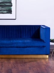 Fifty Five South Blue Opal 3 Seater Sofa - Image 2 of 6