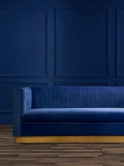 Fifty Five South Blue Opal 3 Seater Sofa - Image 3 of 6