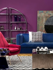 Fifty Five South Blue Opal 3 Seater Sofa - Image 4 of 6