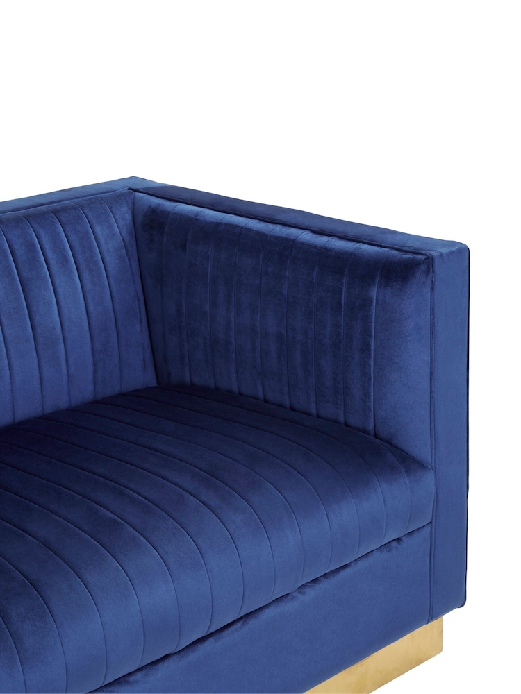 Fifty Five South Blue Opal 3 Seater Sofa - Image 4 of 4 Fifty Five South Blue Opal 3 Seater Sofa - Image 4 of 4