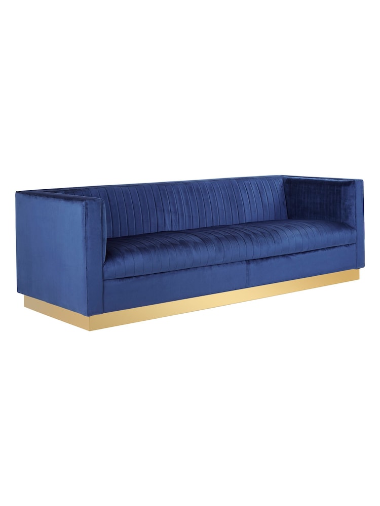 Fifty Five South Blue Opal 3 Seater Sofa - Image 6 of 6