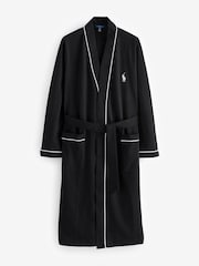 Polo Ralph Lauren Tipped Jersey Long Dressing Gown - Image 2 of 4
