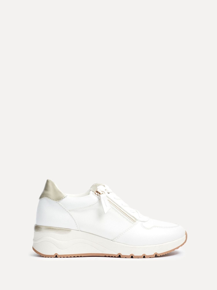 Linzi Kyla Lace Up Trainers With Side Zip Detail - Imagen 2 de 5 Linzi Kyla Lace Up Trainers With Side Zip Detail - Imagen 2 de 5