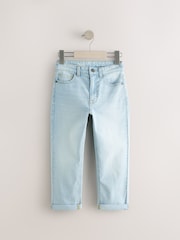 Bleach Wash Loose Fit Stretch Jeans (3-17yrs) - Image 1 of 4