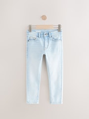Bleach Wash Skinny Fit Stretch Jeans (3-17yrs) - Image 1 of 4