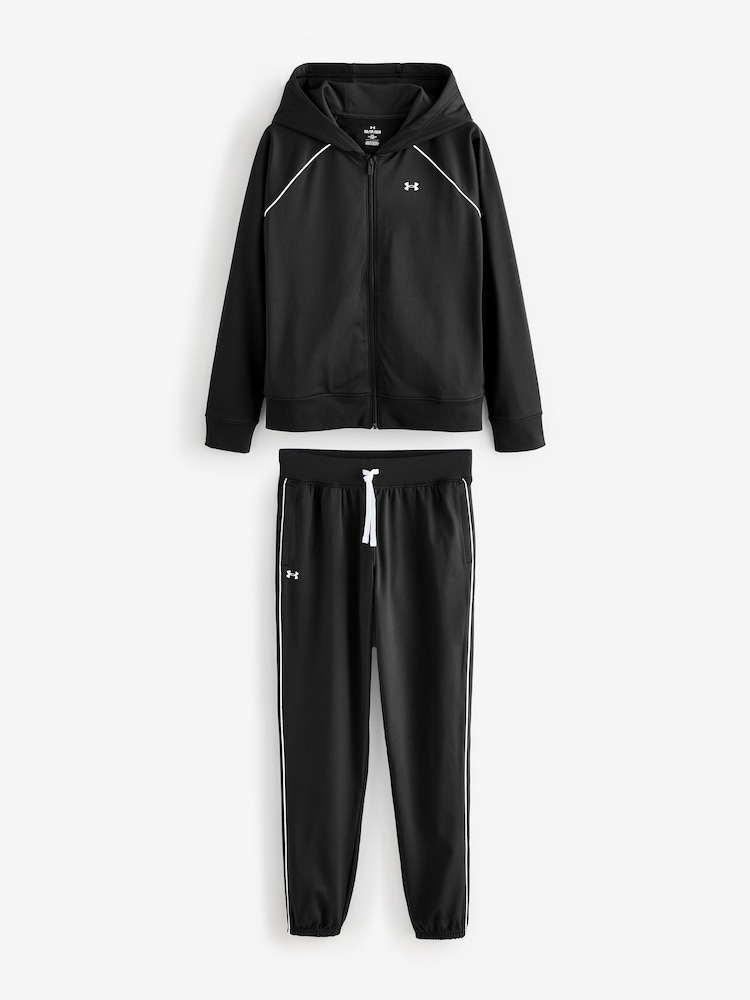 Under Armour Black Rival Tricot HD Tracksuit - Image 1 of 3