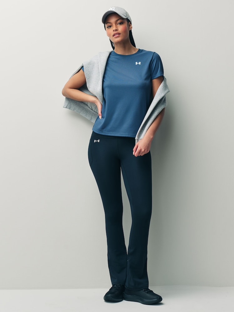Under Armour Navy Tech Rib Crew Neck T-Shirt - Image 2 of 6