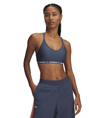 Under Armour Grey Crossback Low Bra - Image 1 of 10