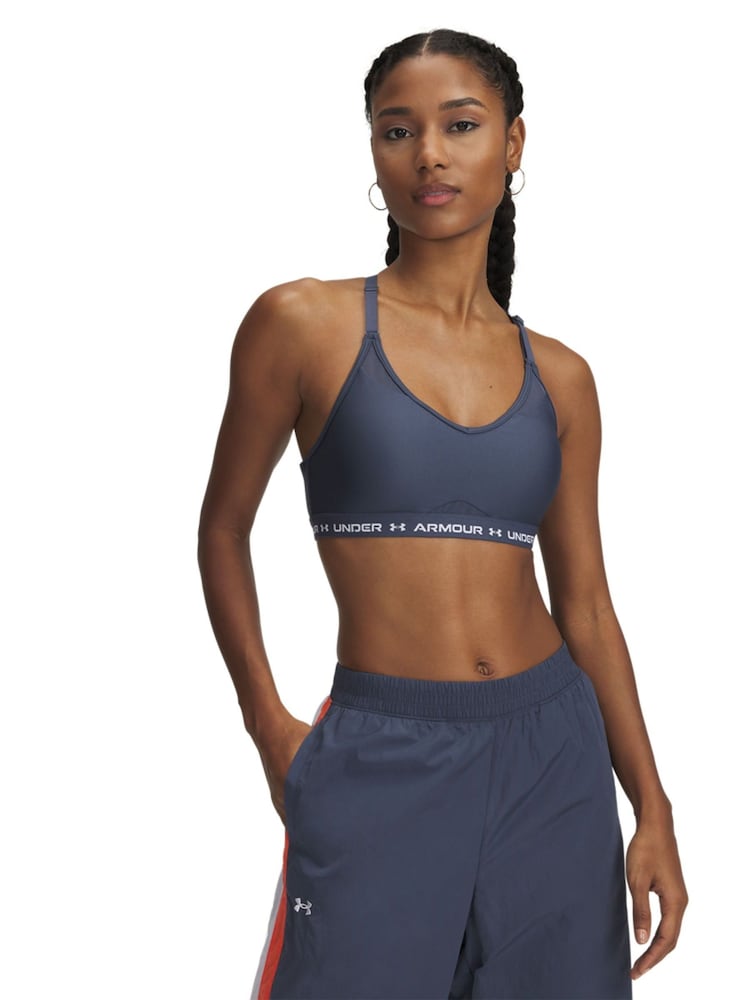 Under Armour Grey Crossback Low Bra - Image 1 of 10