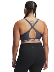 Under Armour Grey Crossback Low Bra - Image 4 of 10