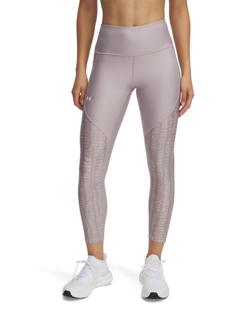 Under Armour Grey Tech Print Panel Ankle Leg Leggings - Image 2 of 3