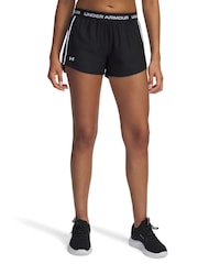 Under Armour Black Dark Tech Play Up Shorts - Image 1 of 3