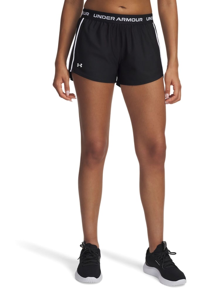 Under Armour Black Dark Tech Play Up Shorts - Image 1 of 3