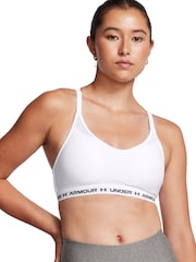 Under Armour White Crossback Low Bra - Image 1 of 9