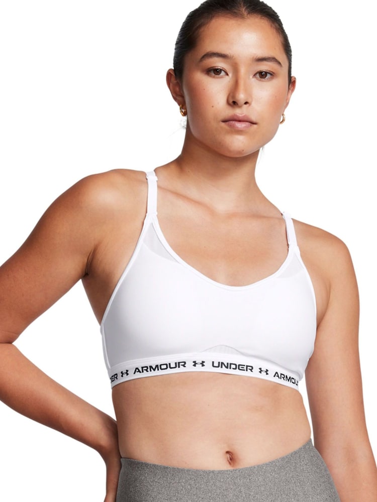 Under Armour White Crossback Low Bra - Image 1 of 9