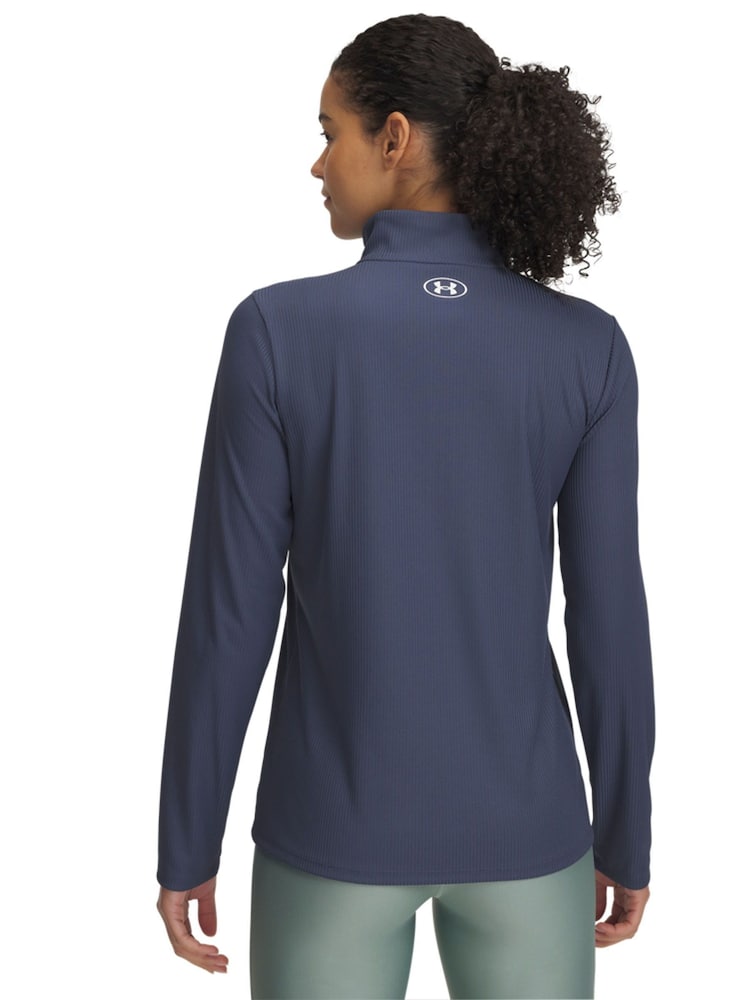 Under Armour Grey Tech Twist 1/2 Zip Sweat Top - Image 2 of 3 Under Armour Grey Tech Twist 1/2 Zip Sweat Top - Image 2 of 3