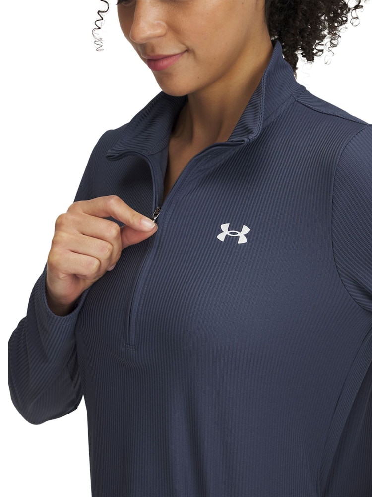 Under Armour Grey Tech Twist 1/2 Zip Sweat Top - Image 3 of 3