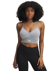 Under Armour Grey Vanish Seamless Washed Low Bra - Image 1 of 2