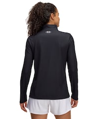 Schwarz - Under Armour Tech Twist Sweatshirt mit Viertelreißverschluss - Bild 2 von 3