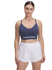 Under Armour Navy Vanish Seamless Low Bra - Image 1 of 8