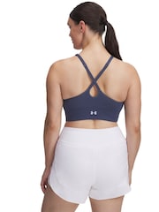 Under Armour Navy Vanish Seamless Low Bra - Image 2 of 8