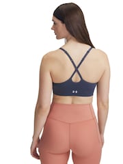 Under Armour Navy Vanish Seamless Low Bra - Image 3 of 8
