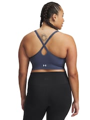 Under Armour Navy Vanish Seamless Low Bra - Image 4 of 8