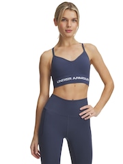 Under Armour Navy Vanish Seamless Low Bra - Image 8 of 8