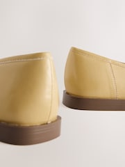 Buttermilk Yellow Standard Fit Forever Comfort® Slim Round Toe Penny Loafers - Image 4 of 5