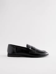 Black Standard Fit Forever Comfort® Slim Round Toe Penny Loafers - Image 7 of 10