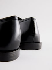 Black Standard Fit Forever Comfort® Slim Round Toe Penny Loafers - Image 9 of 10