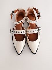 Bone Forever Comfort® Patent Eyelet Point Toe Shoes - Image 1 of 7