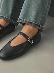 Black Standard Fit Forever Comfort® Round Toe Mary Jane Shoes - Image 3 of 8