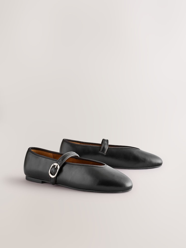 Black Standard Fit Forever Comfort® Round Toe Mary Jane Shoes - Image 4 of 8