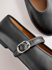 Black Standard Fit Forever Comfort® Round Toe Mary Jane Shoes - Image 7 of 8