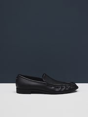 črna - Premium usnjeni nabrani ozki mokasini Forever Comfort® With Motionflex - Slika 11 iz 11