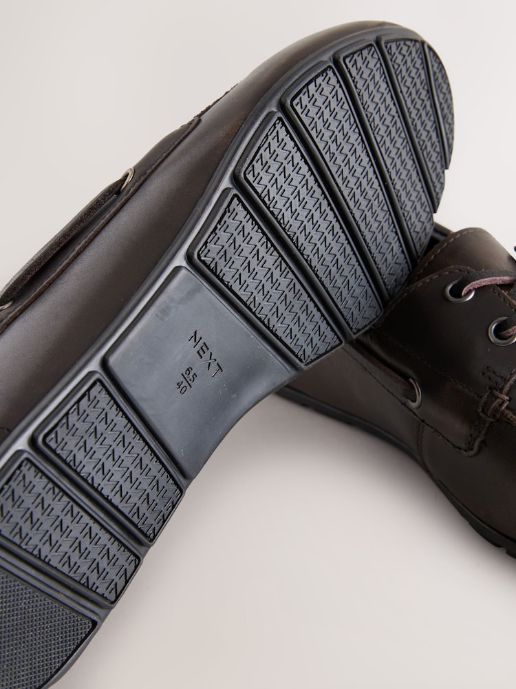 Braun - Forever Comfort® Leather Round Toe Boat Shoes - Bild 9 von 9 Braun - Forever Comfort® Leather Round Toe Boat Shoes - Bild 9 von 9