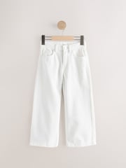 Ecru White Pure Cotton 5 Pocket 100% Cotton Jeans - Image 1 of 1