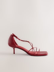 Rojo - Forever Comfort® Square Toe Strappy Sandals - Imagen 8 de 11